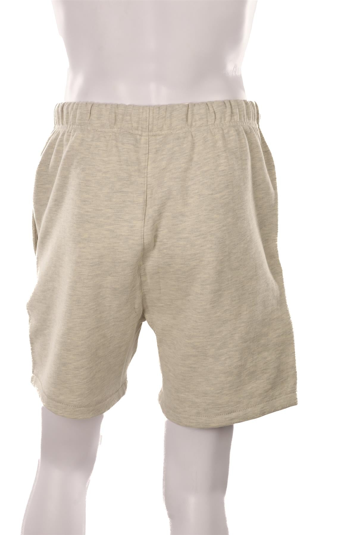 FEAR OF GOD ESSENTIALS GREY MEN'S COTTON SHORTS XSMALL