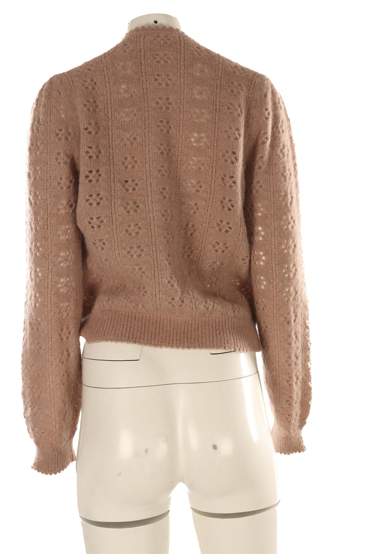 DOEN PINK WOOL CARDIGAN SIZE LARGE