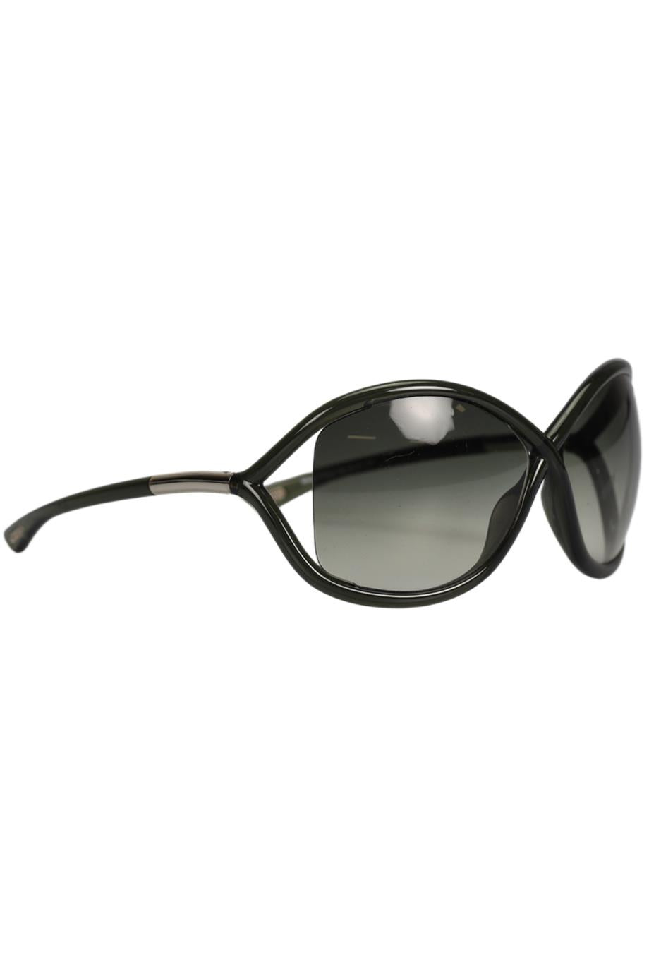 TOM FORD SQUARE FRAME ACETATE SUNGLASSES