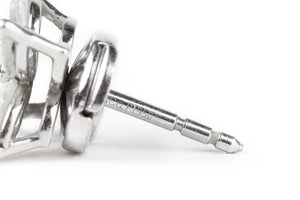 TIFFANY & CO. VICTORIA MEDIUM 0.92 CT DIAMOND AND PLATINUM EARRINGS