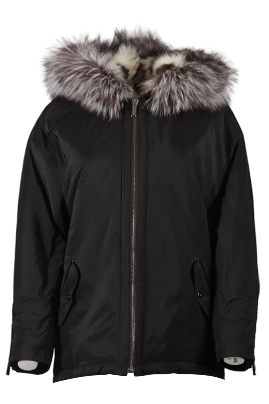 BARBARA BUI FUR JACKET UK 12
