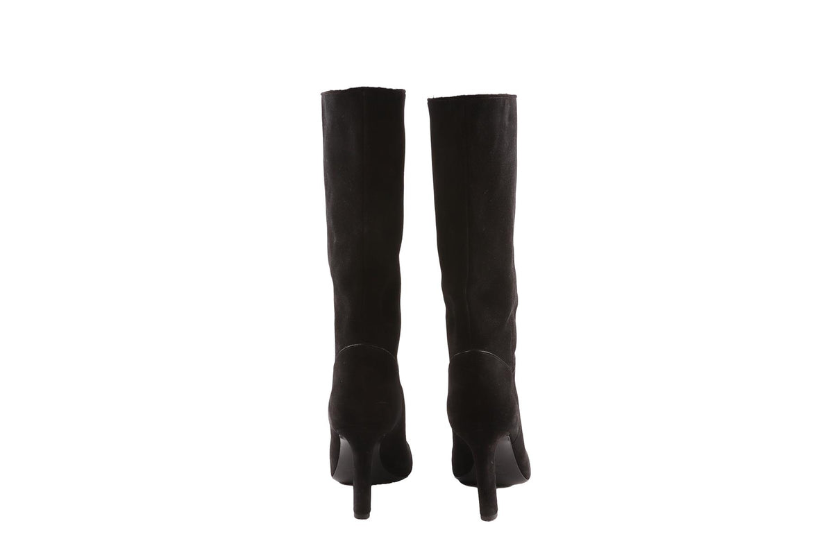 BLACK SUEDE BOOTS
