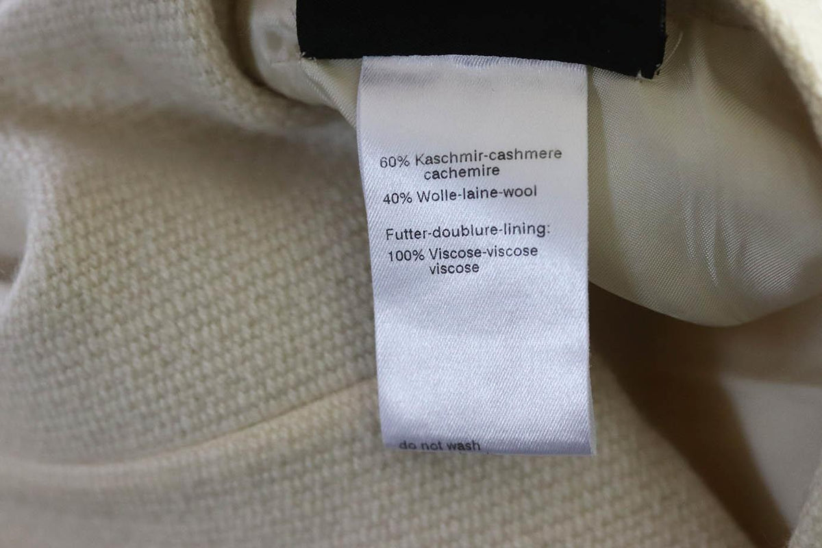 AKRIS REVERSIBLE CASHMERE AND WOOL BLEND COAT US 4 UK 8