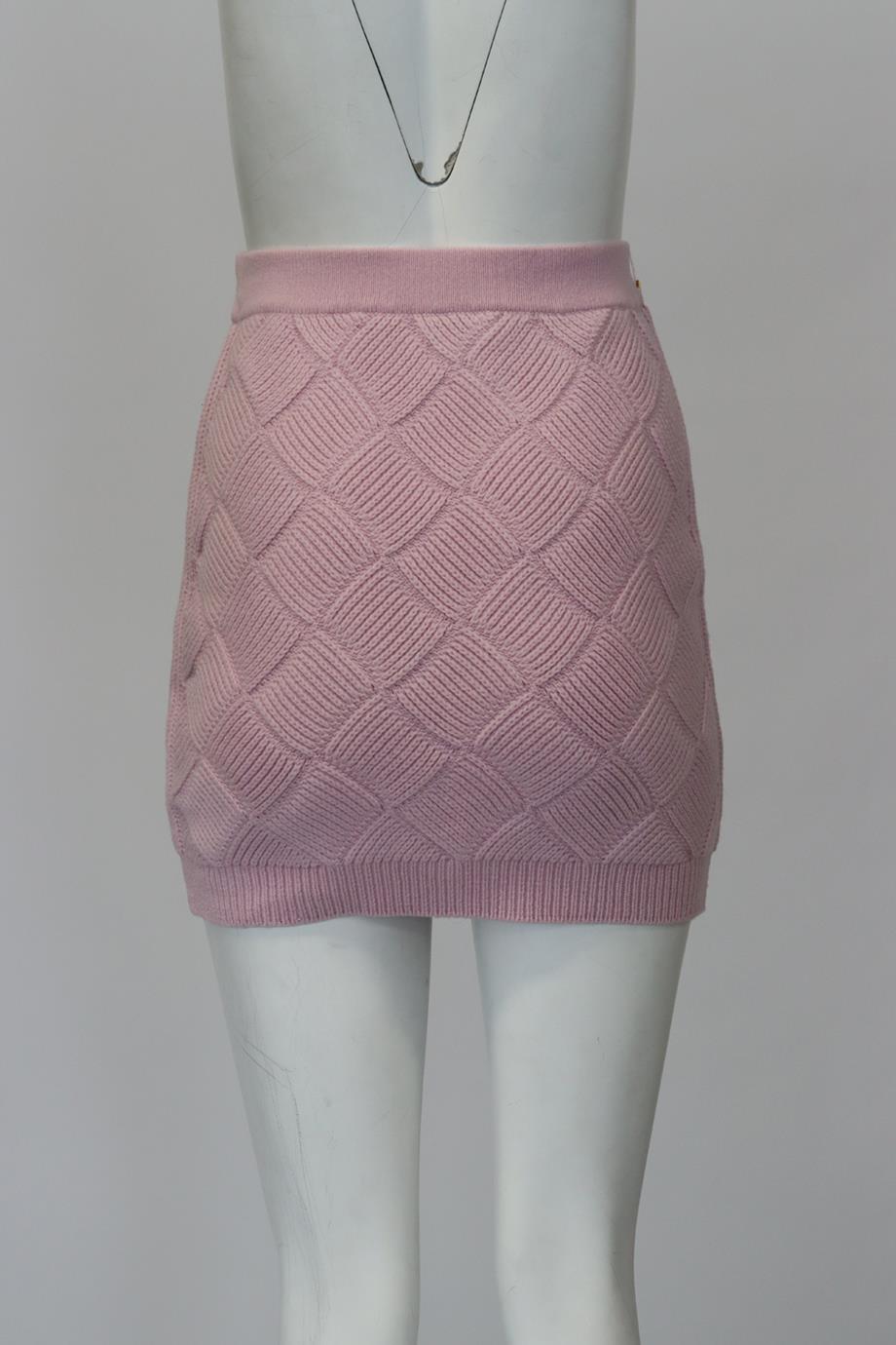 RONNY KOBO WOOL BLEND MINI SKIRT SMALL