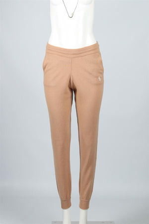 SPORTY & RICH CASHMERE TAPERED PANTS SMALL