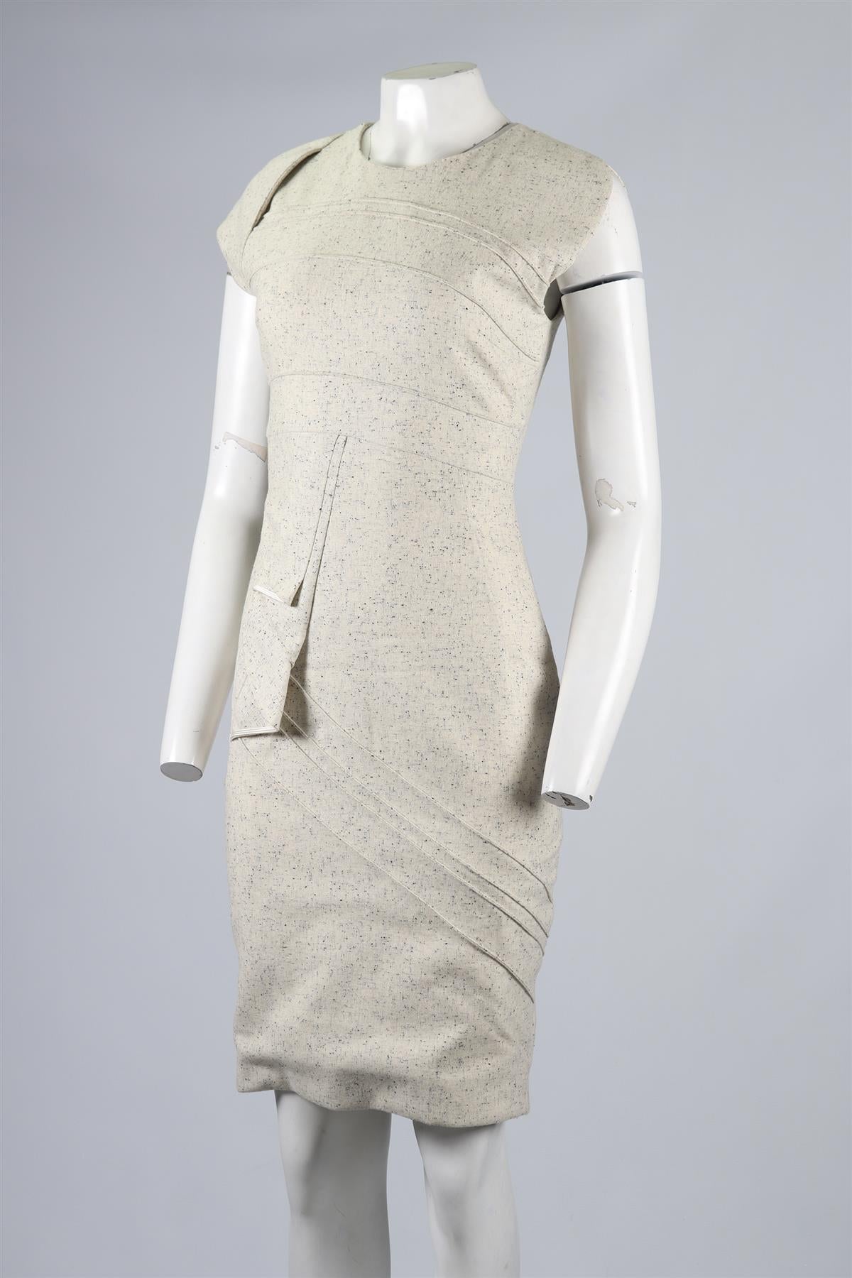 ANTONIO BERARDI WOOL BLEND MIDI DRESS IT 40 UK 8
