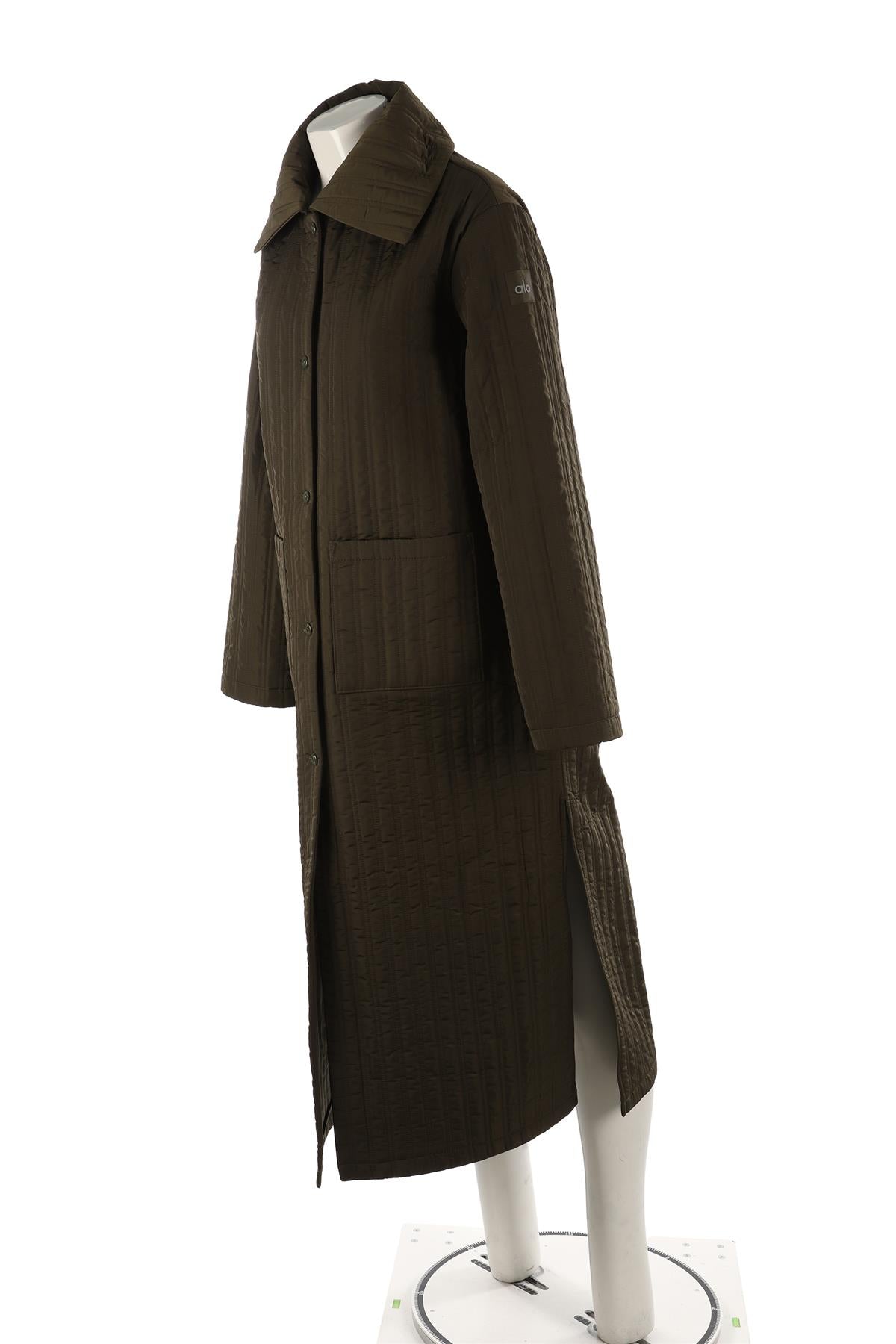 ALO YOGA GREEN SHELL COAT MEDIUM