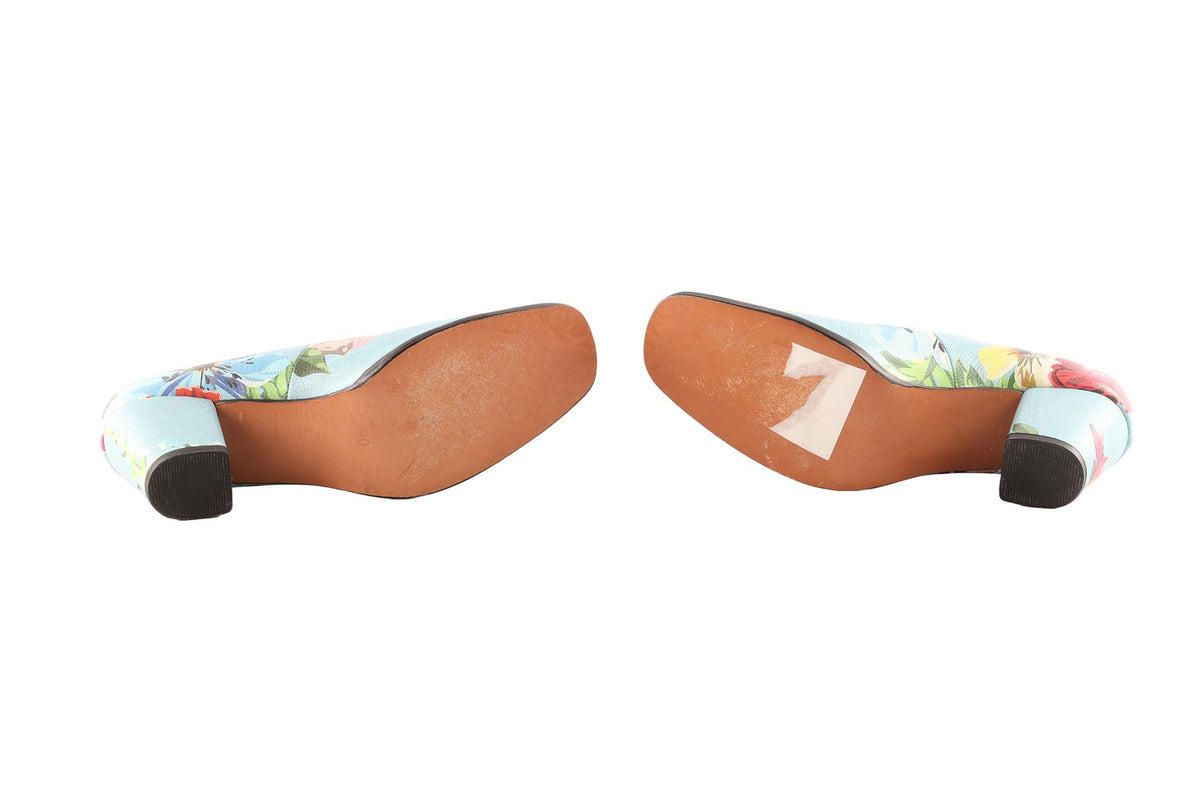 PREEN BY THORNTON BREGAZZI MULTI LEATHER PUMPS EU 40 UK 7 US 10