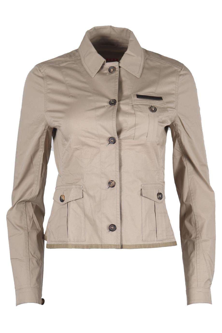 PRADA COTTON BLEND JACKET IT 42 UK 10