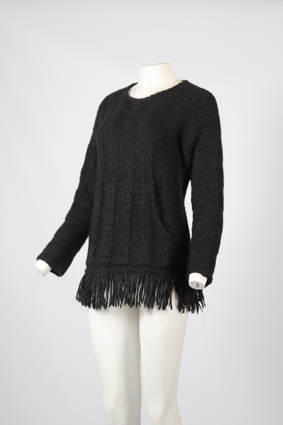 RAQUEL ALLEGRA ALPACA BLEND SWEATER UK 8