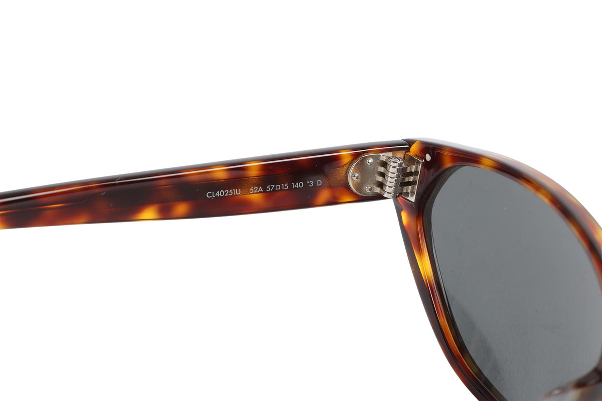 CELINE BROWN CAT EYE ACETATE SUNGLASSES