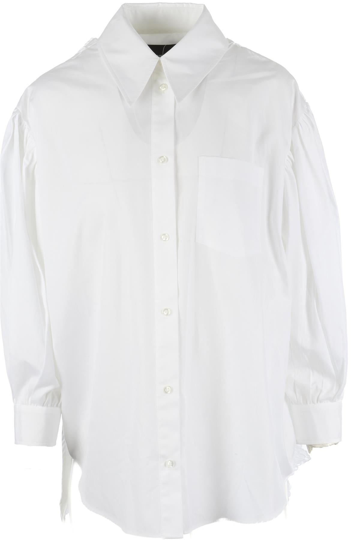 SIMONE ROCHA WHITE COTTON SHIRT UK 4