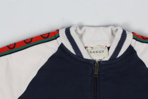 GUCCI NAVY KIDS BOYS COTTON JACKET 24 MONTHS