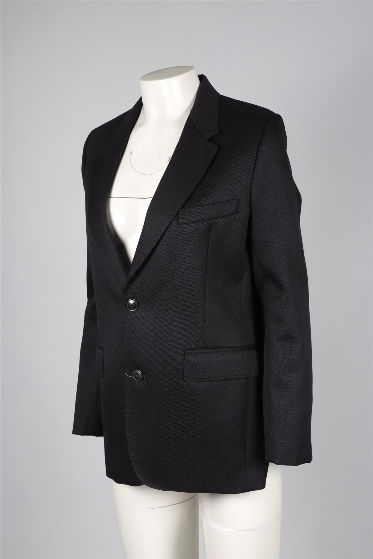 AMI PARIS NAVY WOOL BLAZER FR 38 UK 10