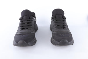 PRADA BLACK MEN'S NYLON SNEAKERS EU 42.5 UK 8.5 US 9.5