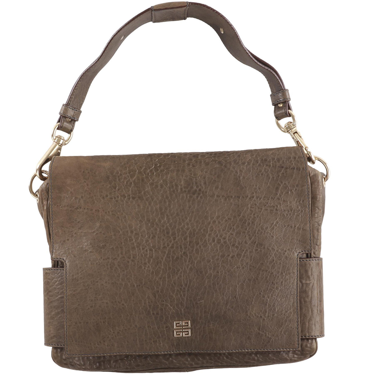 GIVENCHY TAUPE MELANCHOLIA LEATHER SHOULDER BAG