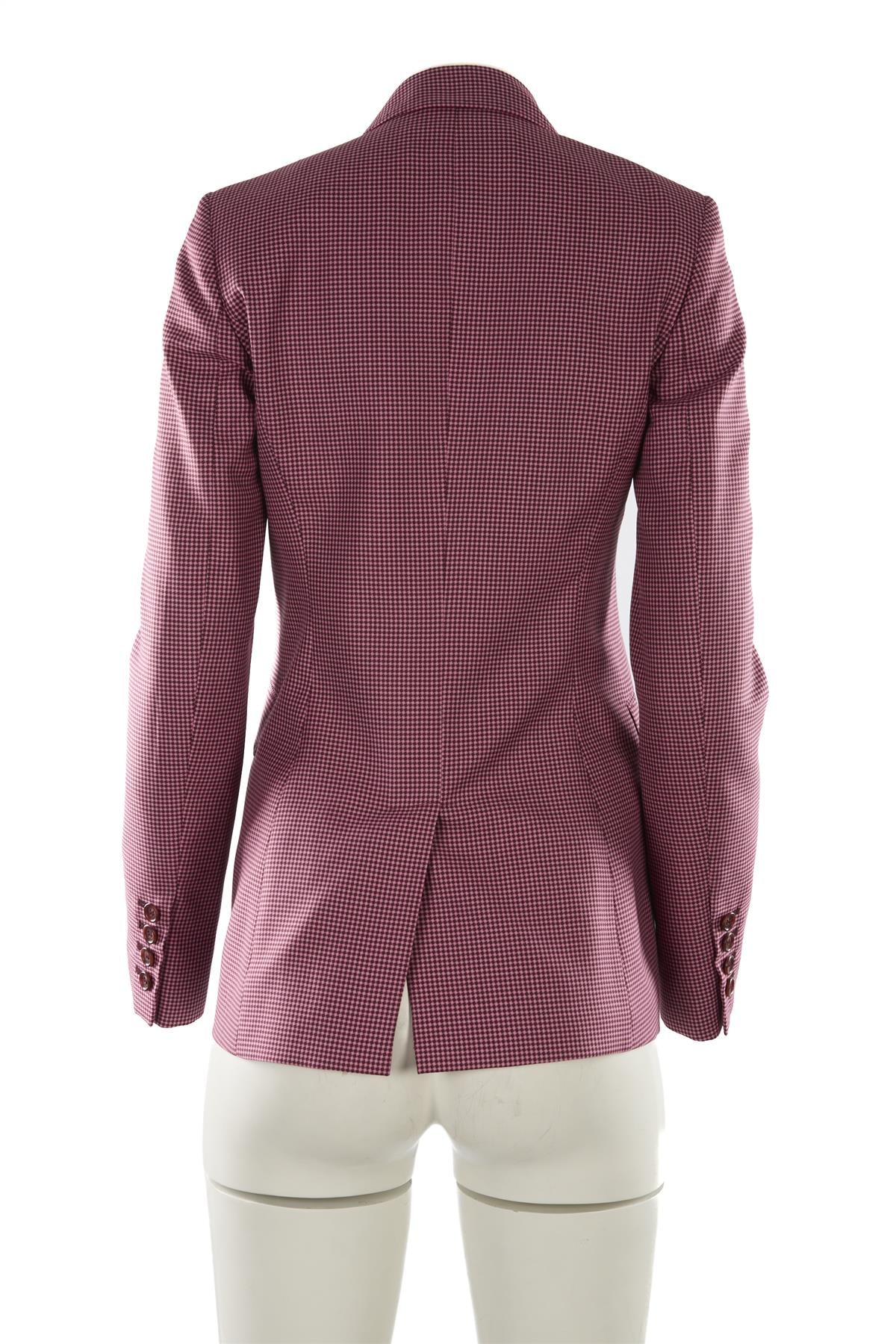 GABRIELA HEARST PURPLE WOOL BLAZER US 0 UK 4