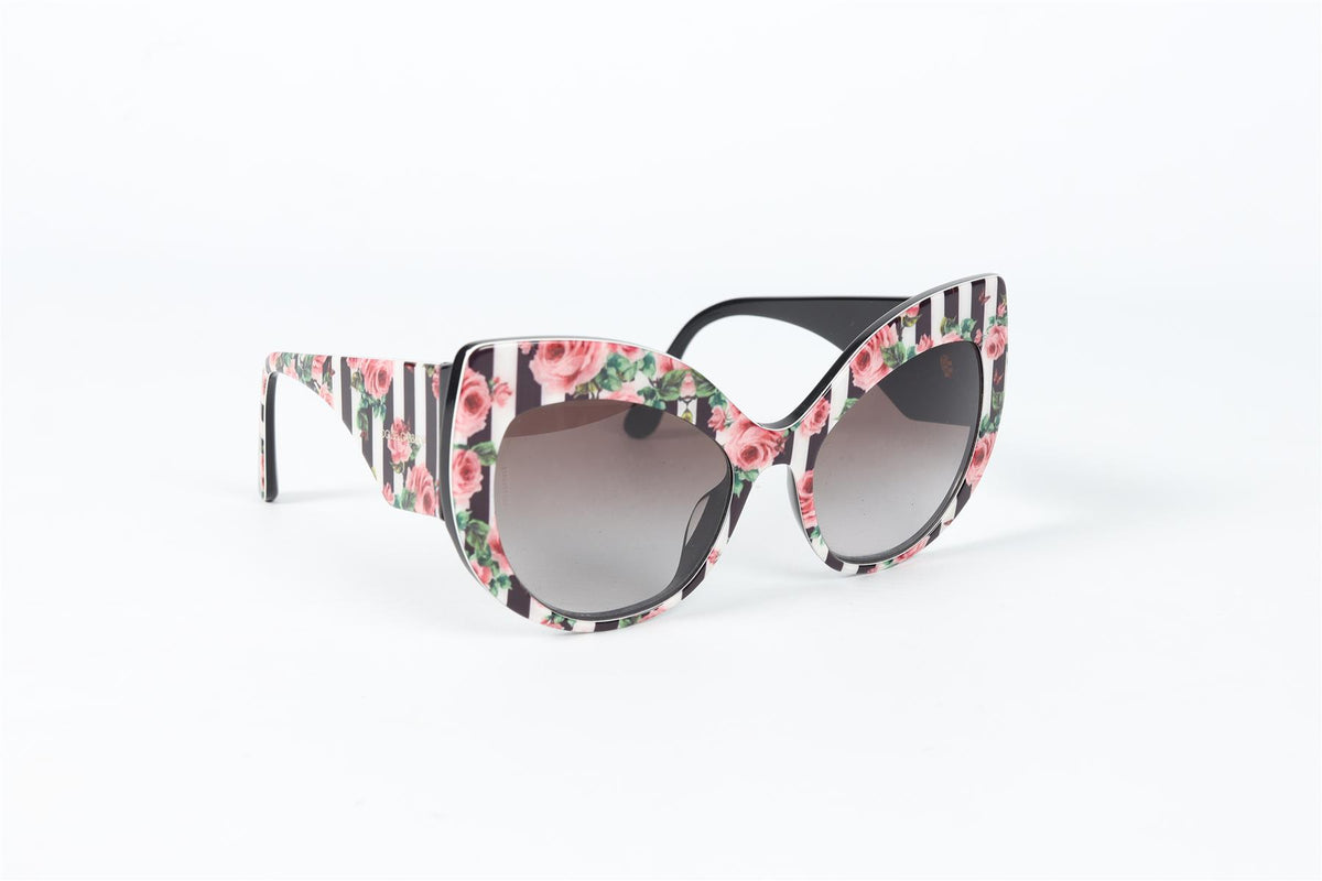 DOLCE & GABBANA CATE EYE ACETATE SUNGLASSES
