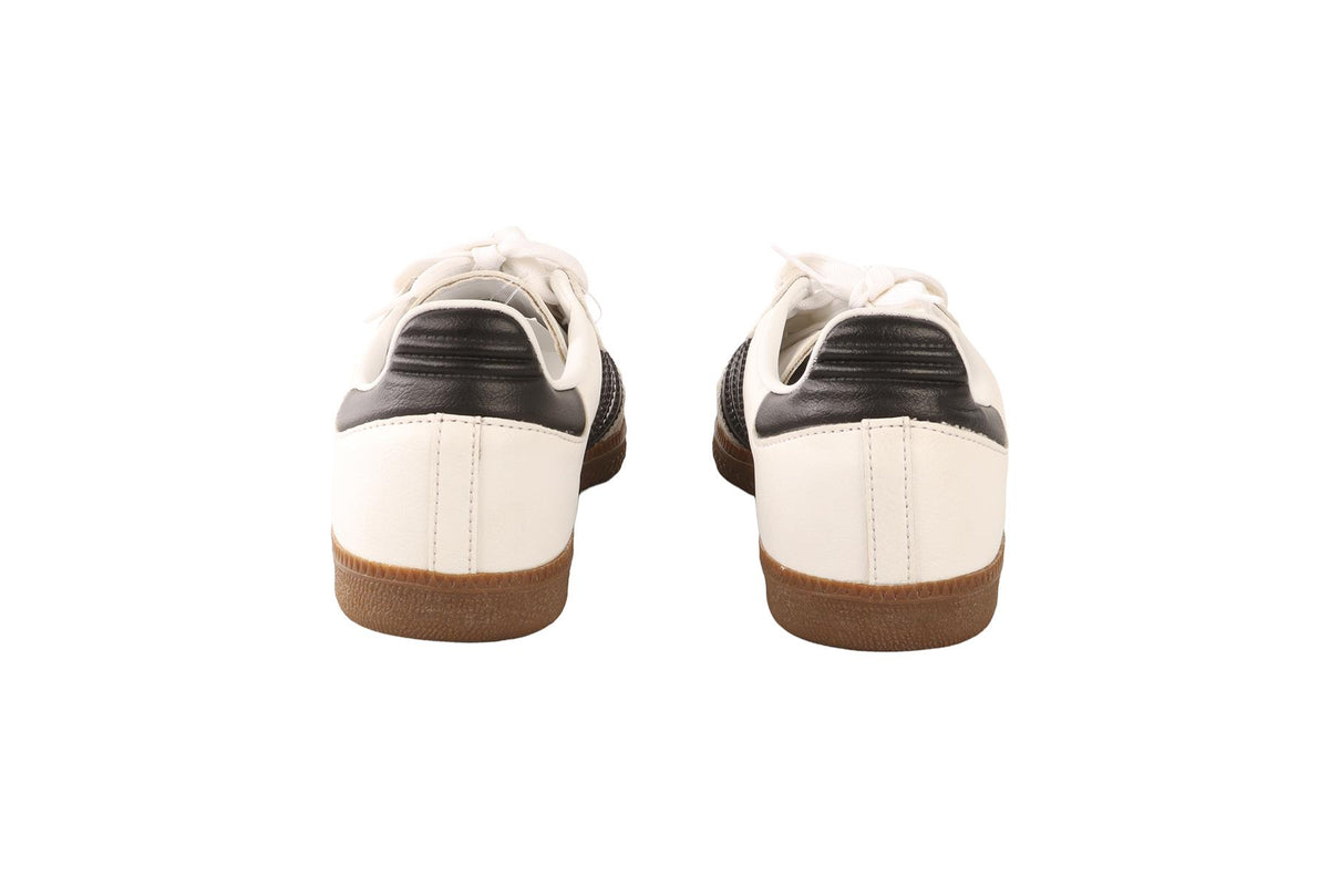 ADIDAS WHITE SAMBA VEGAN WHITE GUM SNEAKERS EU 39.5 UK 6 US 6.5