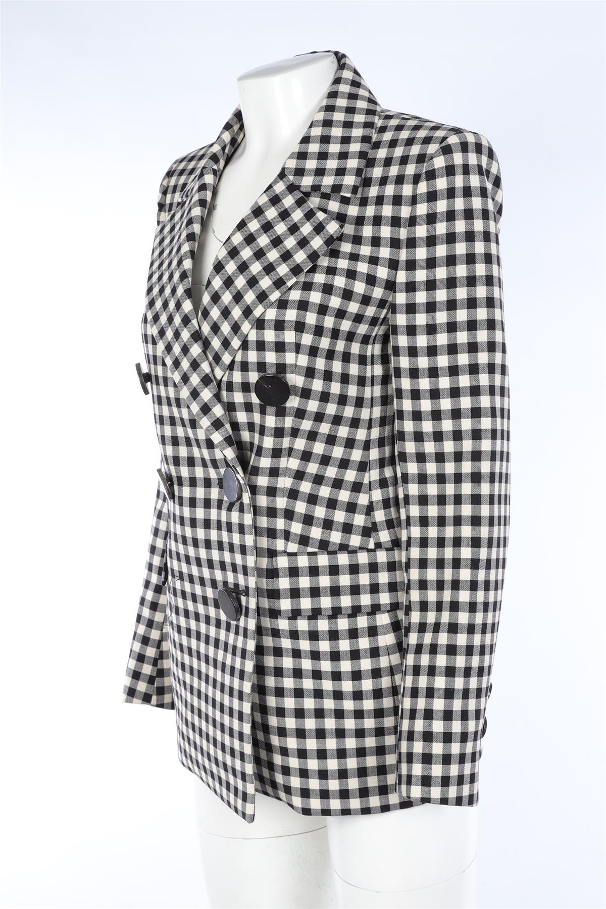 PETAR PETROV BLACK WOOL BLAZER FR 38 UK 10