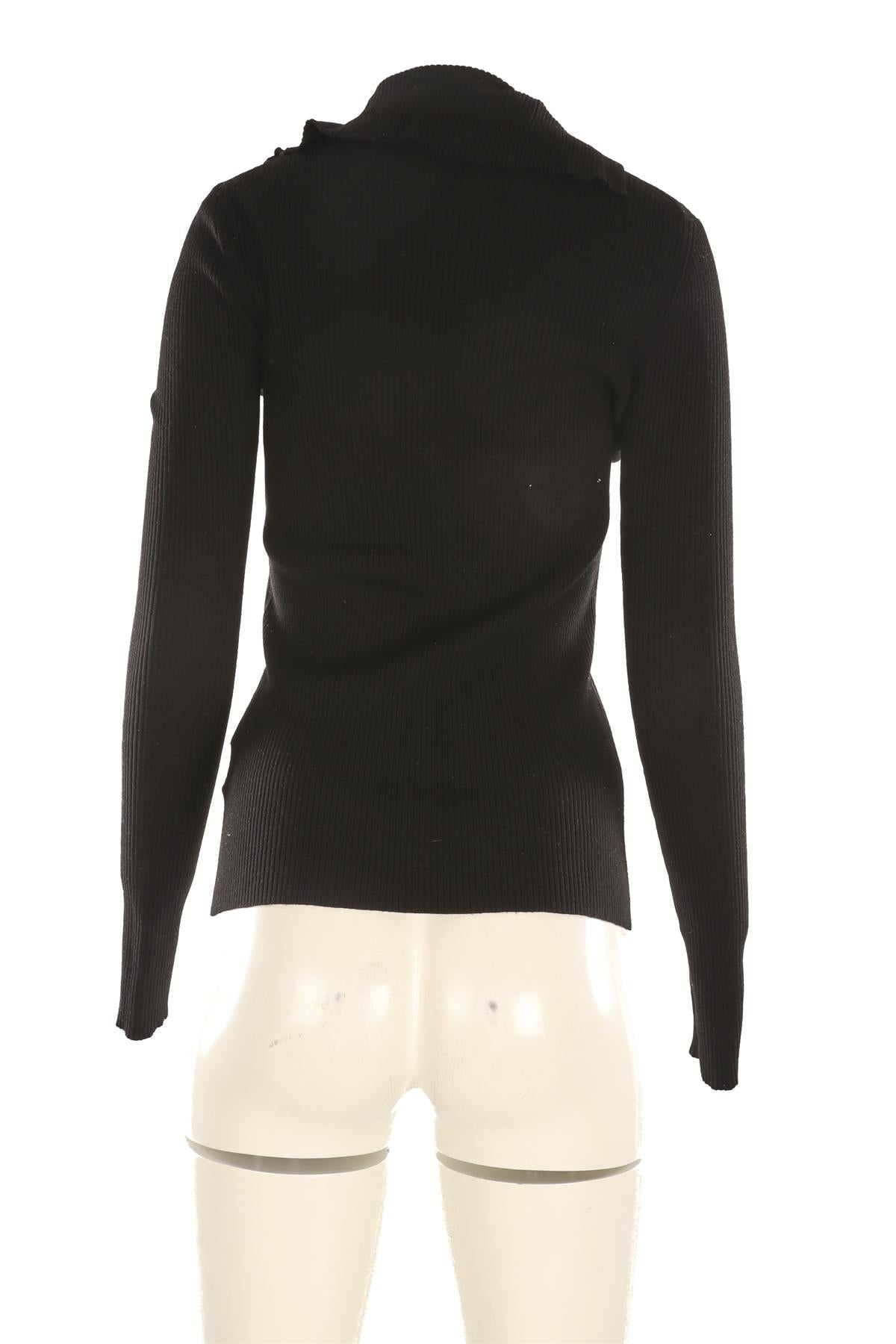 PROENZA SCHOULER BLACK WOOL CARDIGAN LARGE