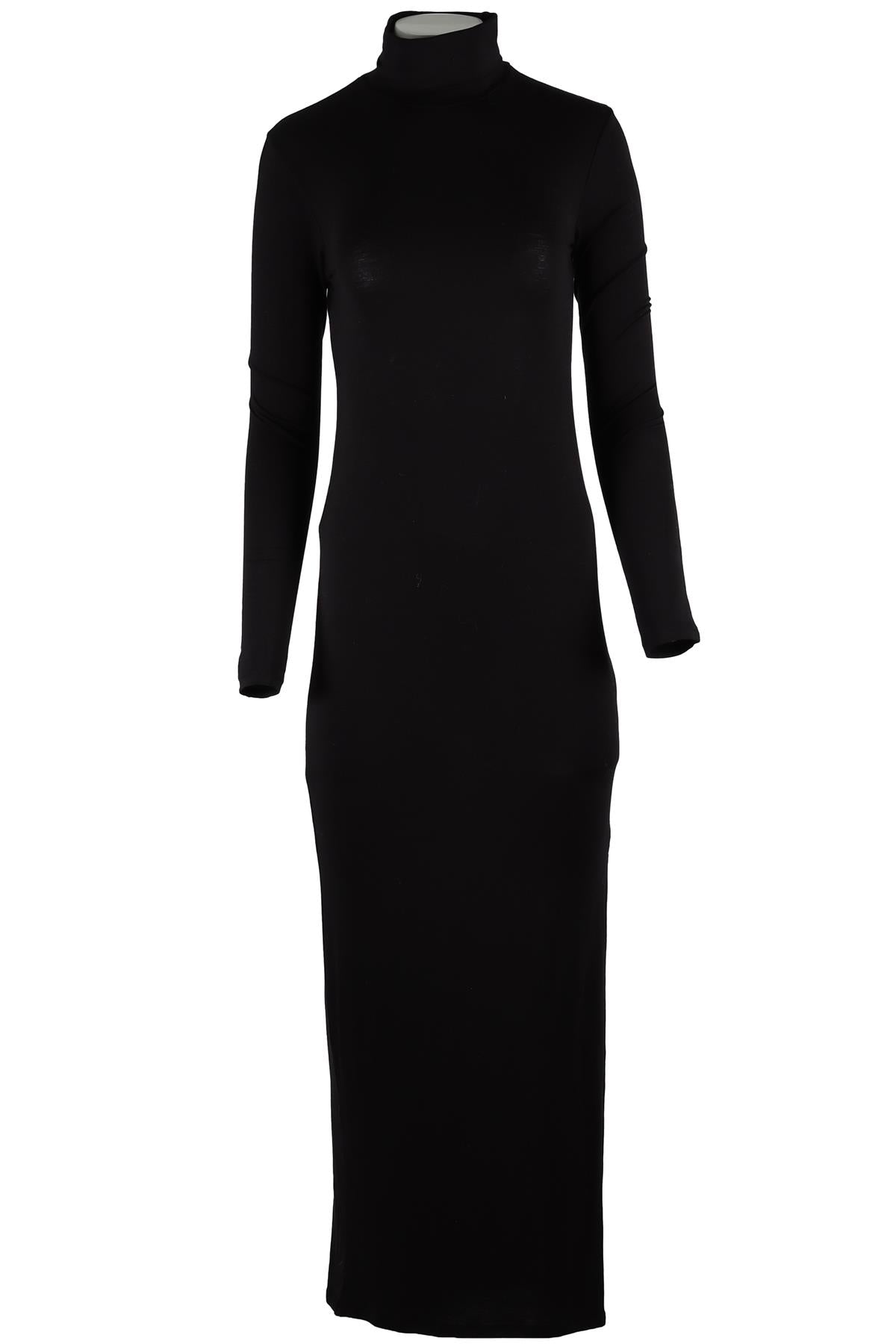 NINETY PERCENT BLACK JERSEY MAXI DRESS XSMALL