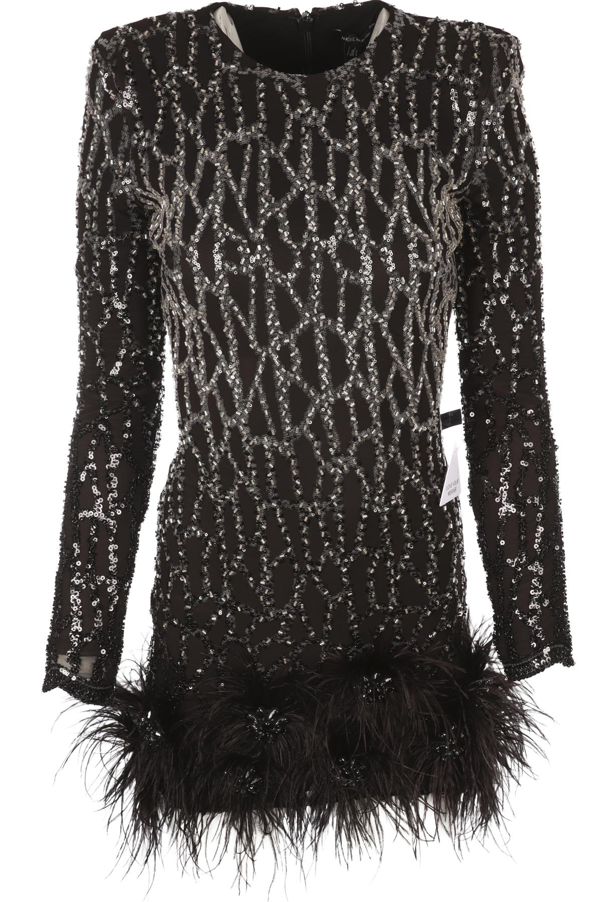 BLACK SEQUIN MINI DRESS