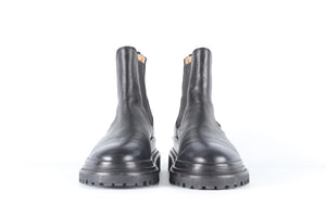 ISABEL MARANT BLACK LEATHER ANKLE BOOTS EU 39 UK 6 US 9