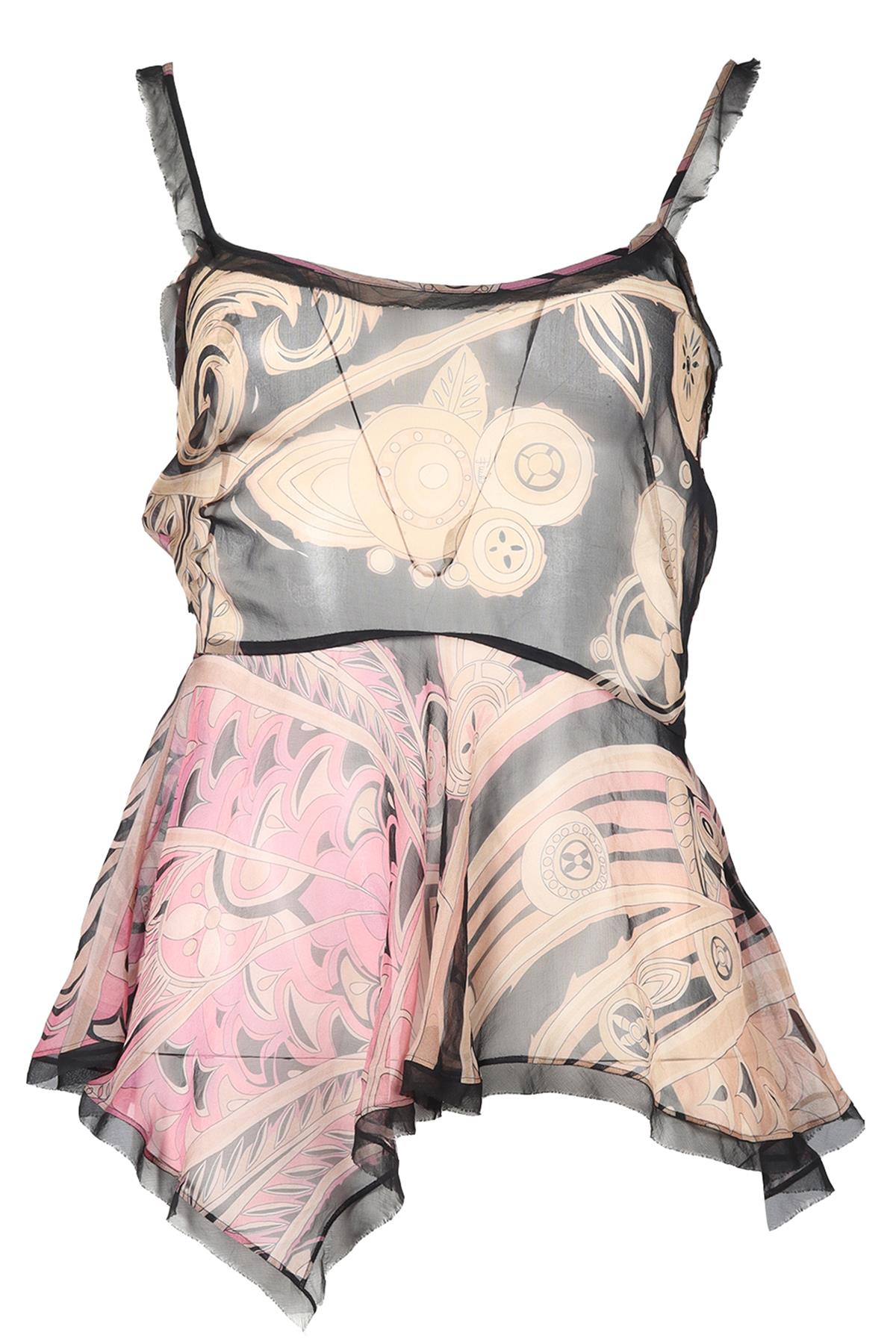 EMILIO PUCCI SILK TOP IT 38 UK 6