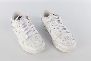 NIKE WHITE LEATHER TRAINERS EU 38 UK 5 US 8