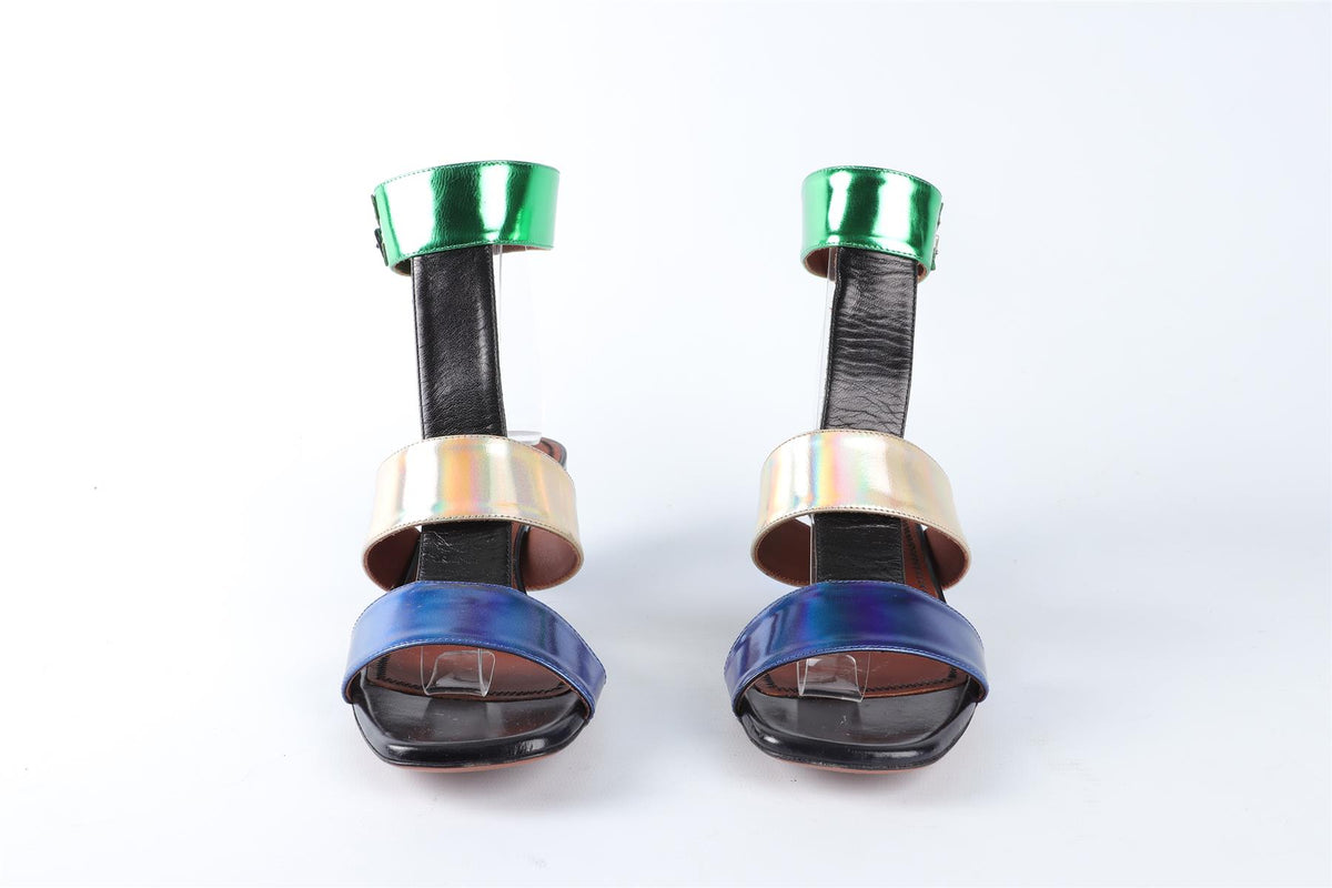 MISSONI MULTI LEATHER SANDALS EU 38 UK 5 US 8