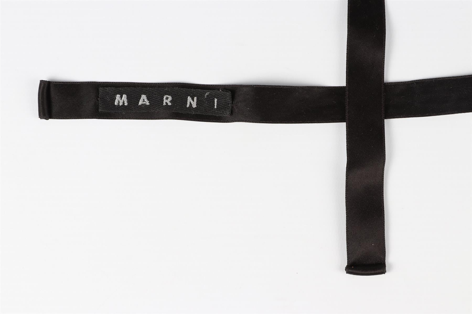 MARNI GOLD ACRYLIC NECKLACE