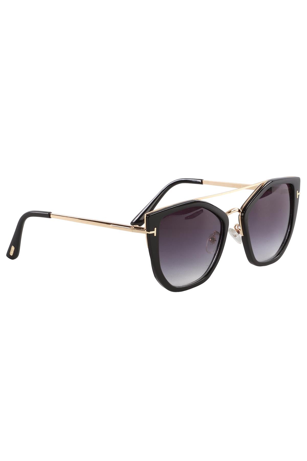 TOM FORD BLACK CAT EYE ACETATE SUNGLASSES