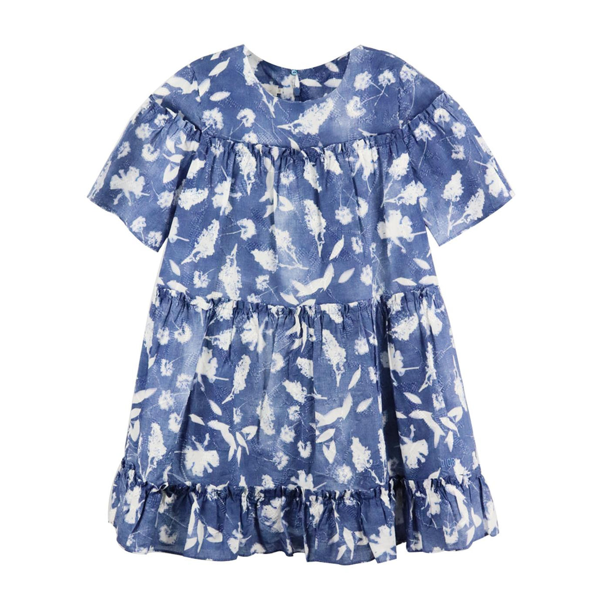 CHRISTIAN DIOR KIDS GIRLS PRINTED COTTON DRESS 8 YEARS