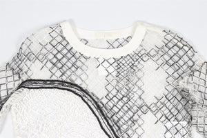 JONATHAN SIMKHAI WHITE COTTON TOP XSMALL