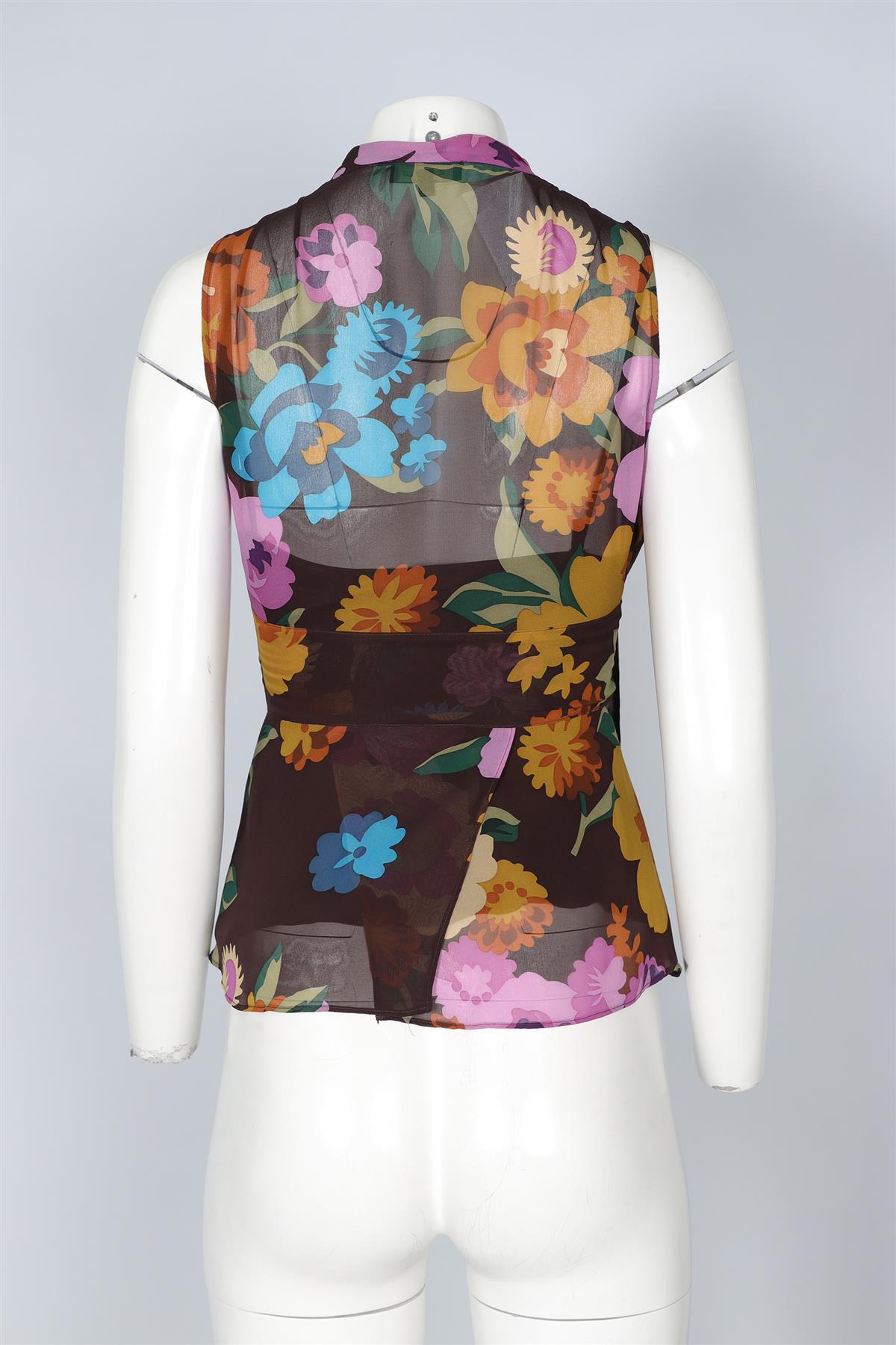 ETRO MULTI SILK TOP IT 40 UK 8