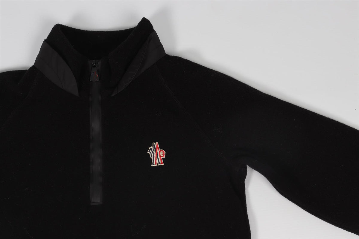 MONCLER BLACK KIDS BOYS SWEATSHIRT 10 YEARS