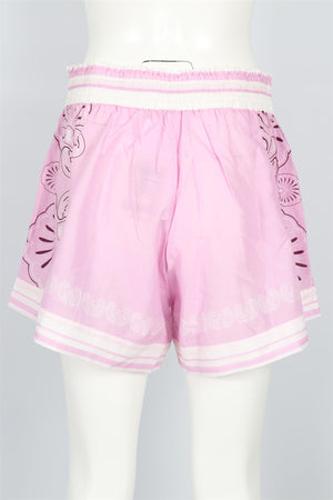 SHANI SHEMER PINK COTTON BLEND SHORTS LARGE