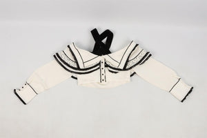 PROENZA SCHOULER WHITE WOVEN TOP US 2 UK 6