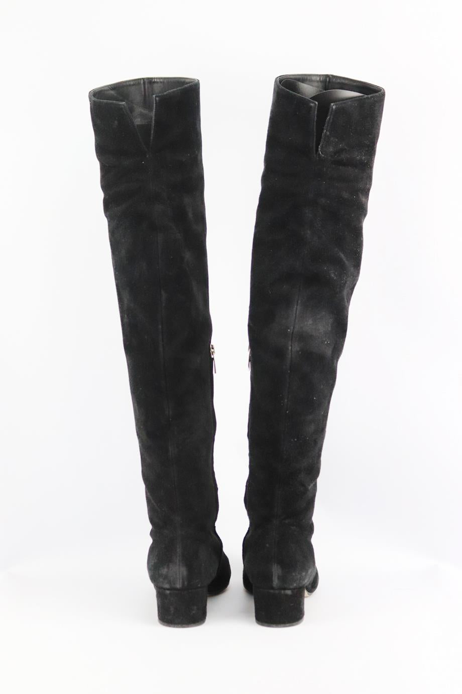 GIANVITO ROSSI SUEDE OVER THE KNEE BOOTS EU 38.5 UK 5.5 US 8.5