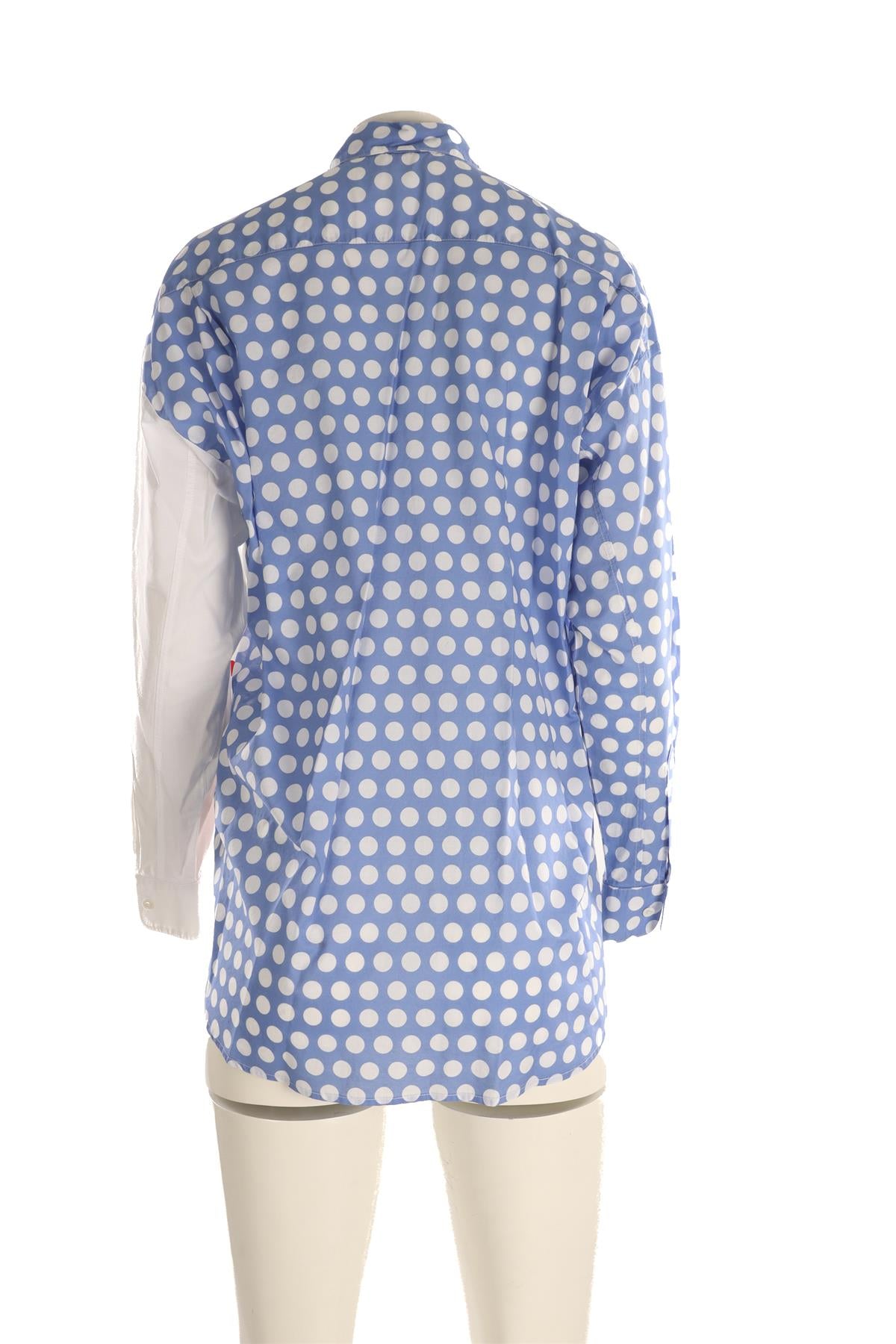 ERMANNO SCERVINO BLUE COTTON SHIRT IT 40 UK 8