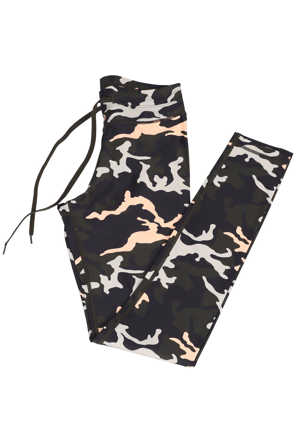 THE UPSIDE MULTICOLOURED JERSEY LEGGINGS SMALL