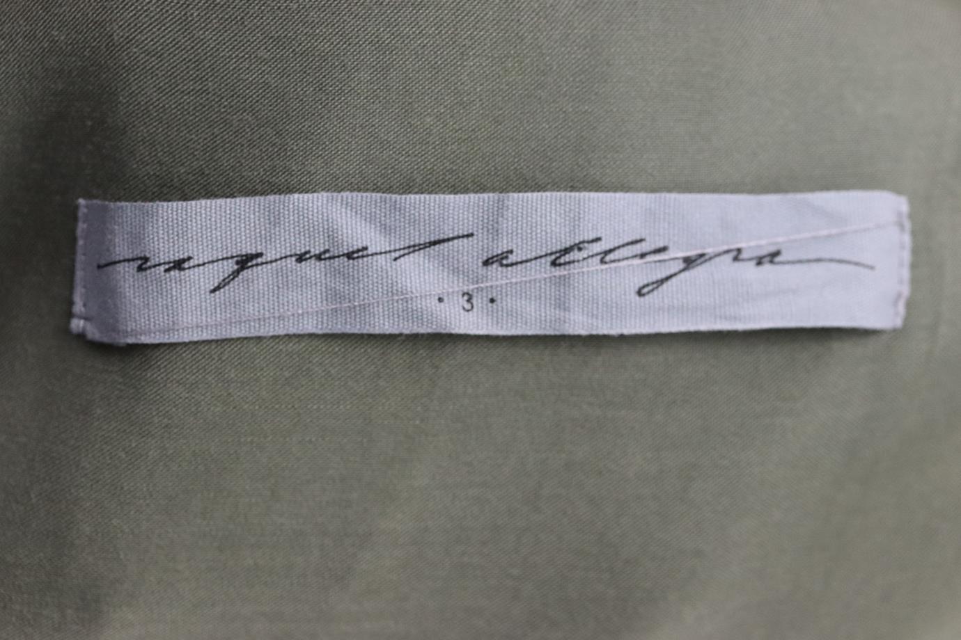 RAQUEL ALLEGRA TIERED SATIN MAXI DRESS UK 12