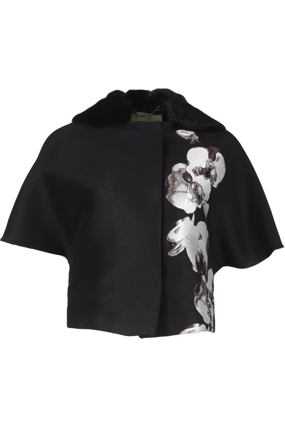 FENDI MINK AND COTTON BLEND JACKET IT 38 UK 6