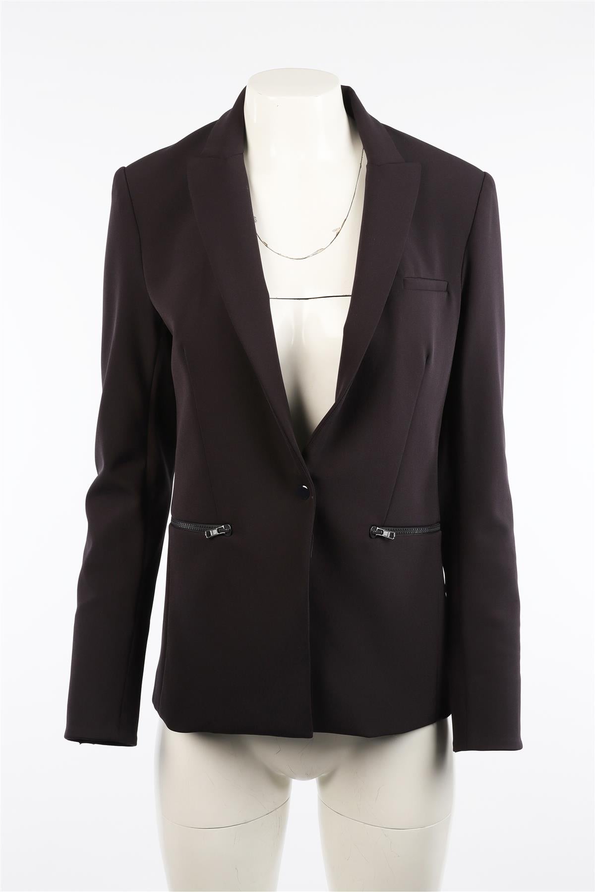 VERONICA BEARD NAVY JERSEY BLAZER US 6 UK 10