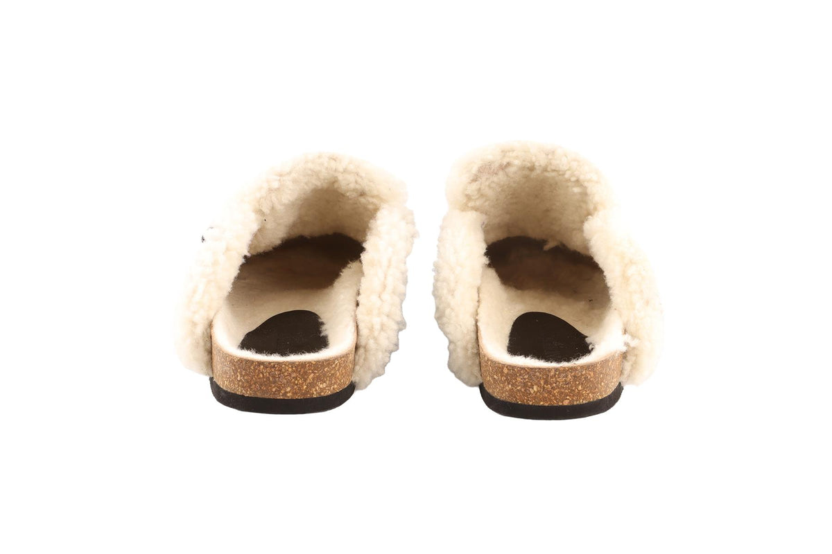 JW ANDERSON BLACK LEATHER MULES EU 38 UK 5