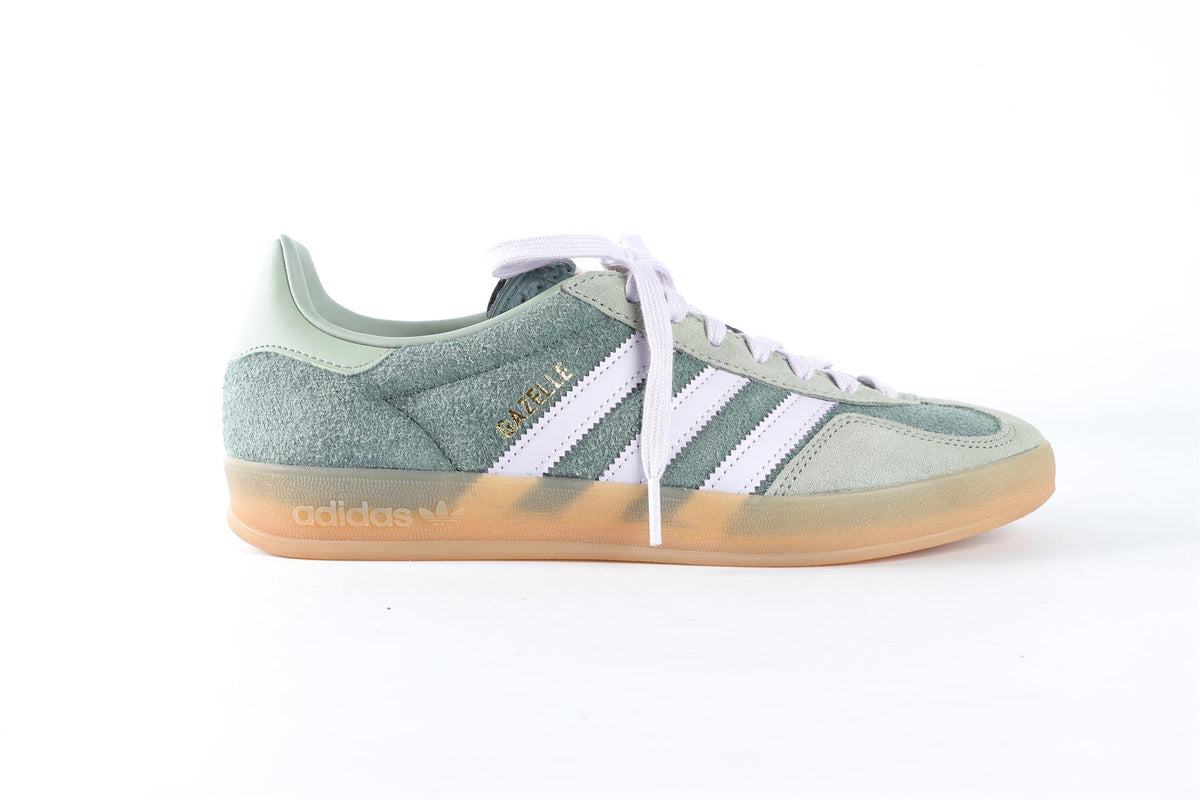 ADIDAS GREEN MEN'S GAZELLE MINERAL GREEN SILVER SNEAKERS EU 42 UK 8 US 8.5