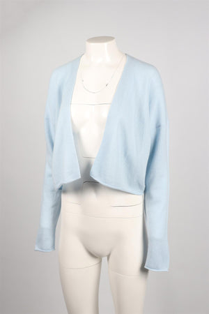 NAKED CASHMERE BLUE CASHMERE CARDIGAN SMALL