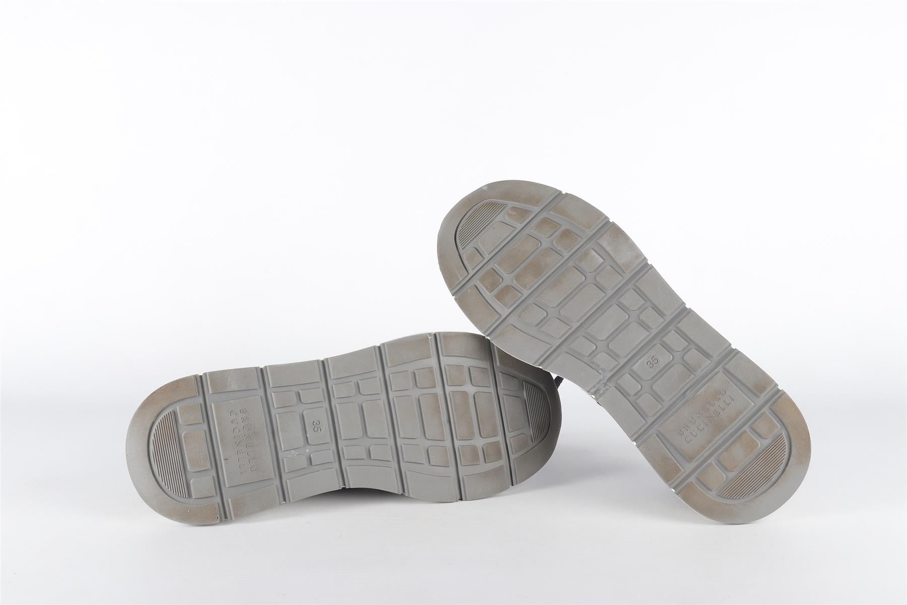 BRUNELLO CUCINELLI NAVY KIDS BOYS SNEAKERS EU 35 UK 2.5 US 3.5