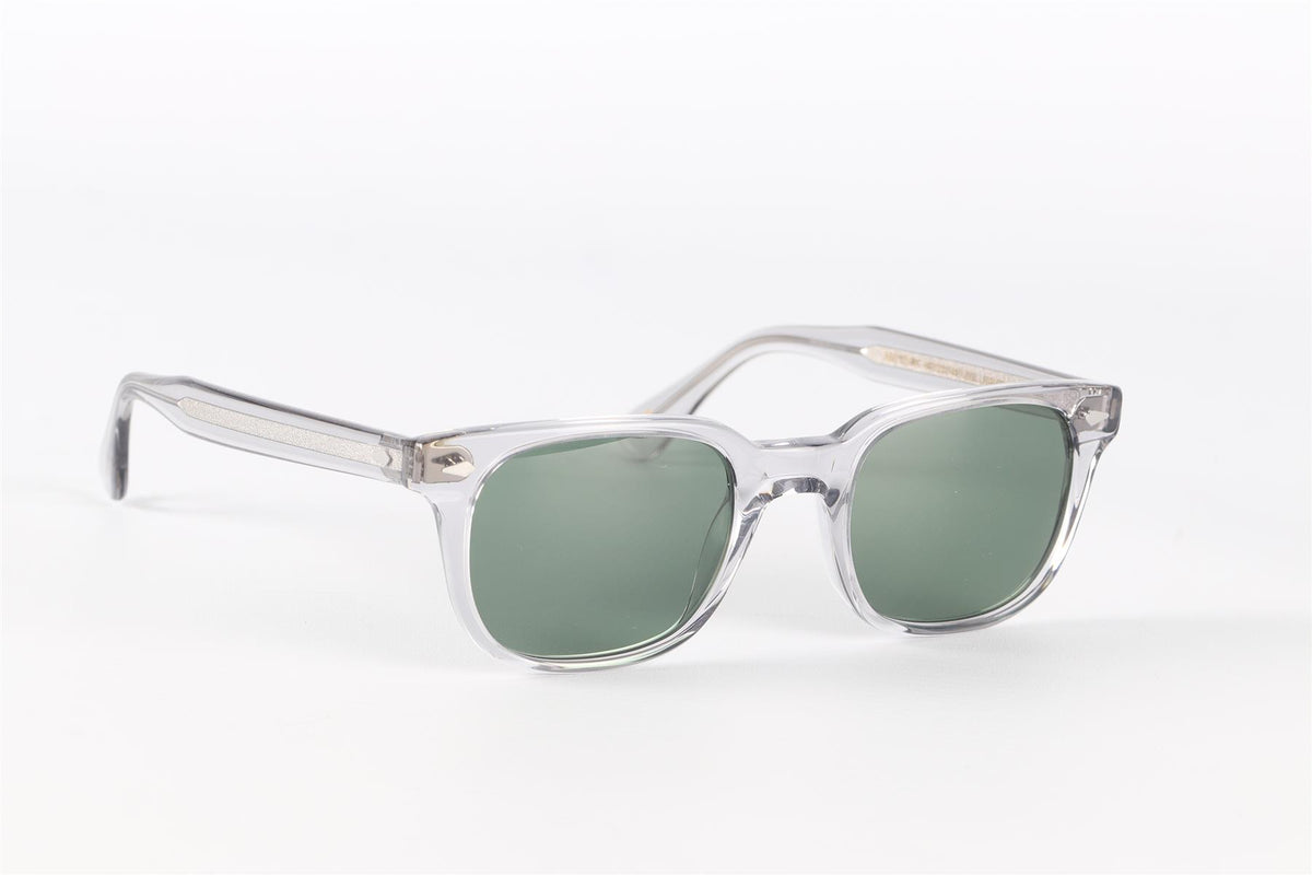 MOSCOT CLEAR SQUARE FRAME ACETATE SUNGLASSES
